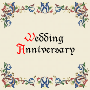 Wedding anniversary