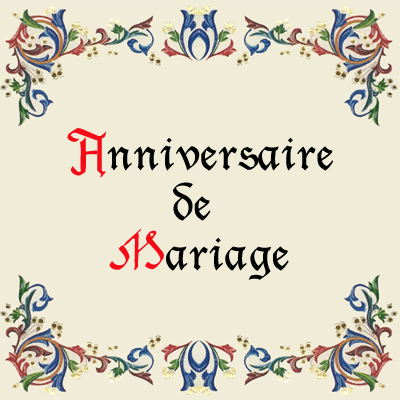 Anniversaire de Mariage