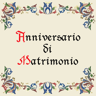 Anniversario di Matrimonio