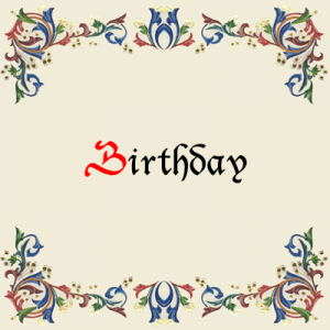 Birthday