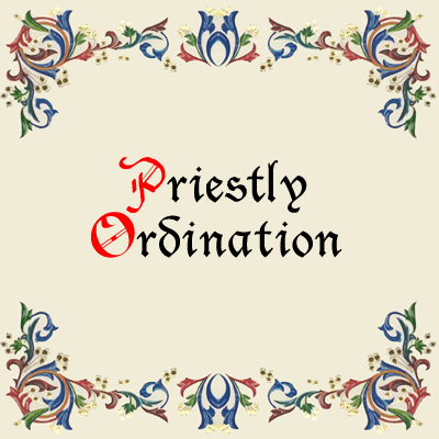 Priestly Ordination