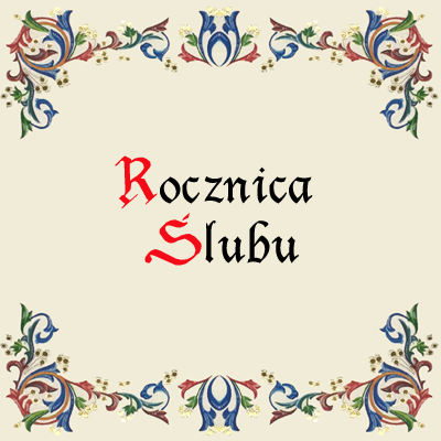 Rocznica ślubu