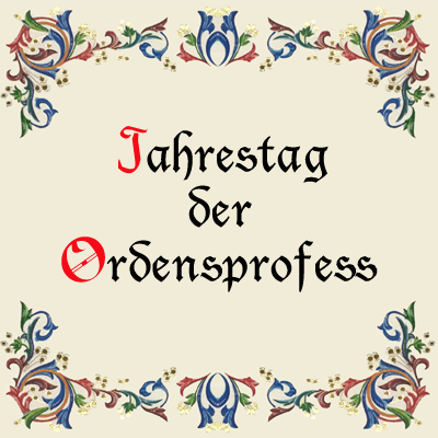 Jahrestag der Priesterweihe