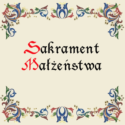 Sakrament Małżeństwa